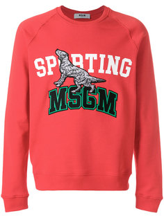 толстовка с логотипом MSGM