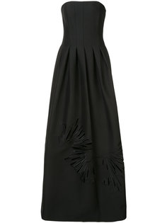 embroidered detail gown Halston Heritage