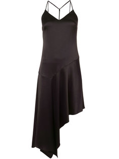 платье с асимметричным подолом Halston Heritage