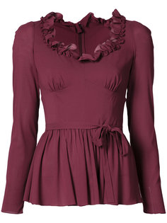 топ с рюшами Dolce &amp; Gabbana