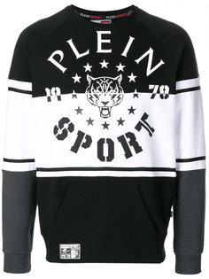 толстовка  с заплткой с логотипом Plein Sport