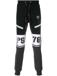 спортивные брюки с заплаткой с логотипом  Plein Sport