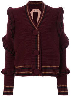 buttoned ruffle cardigan Nº21