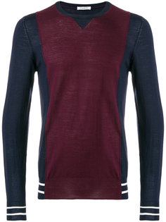 декорированный свитер с полосатой окантовкой Paolo Pecora