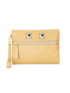 клатч с элементами глаз Anya Hindmarch