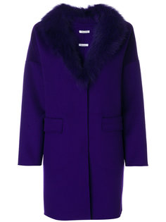 appliqué collar coat P.A.R.O.S.H.