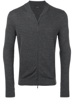 zipped V-neck pullover Zanone