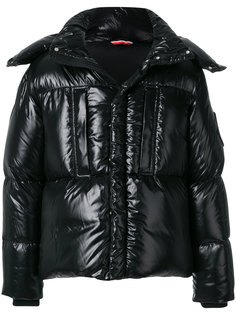 стеганый пуховик с отливом Moncler