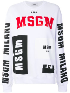 толстовка с логотипом  MSGM
