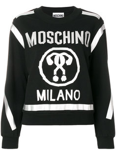 толстовка с принтом  Moschino