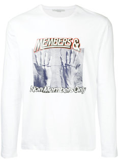 футболка с принтом Members &amp; Non-Members Only Stella McCartney
