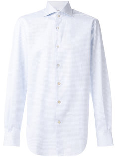 рубашка в мелкую клетку Kiton