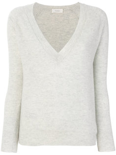 deep V-neck pullover Zanone