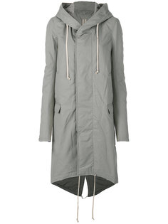 hooded coat Rick Owens DRKSHDW