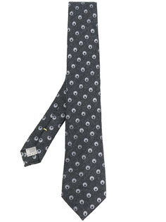 галстук с мелким принтом Canali