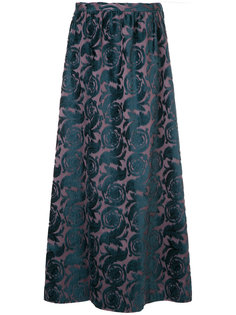 floral jacquard maxi skirt Undercover