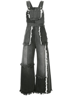 patchwork denim dungarees G.V.G.V.