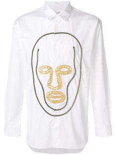 рубашка с заплаткой в виде лица Comme Des Garçons Shirt