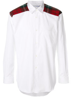 рубашка с панелями в клетку Comme Des Garçons Shirt
