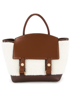 fluffy tote bag Sacai
