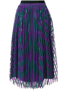 юбка из тюля в полоску MSGM