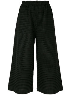 текстурные расклешенные брюки Pleats Please By Issey Miyake