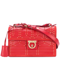 сумка Chevron Studs Gancio Salvatore Ferragamo