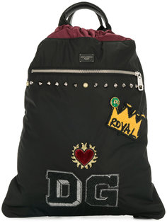 рюкзак с нашивками Dolce &amp; Gabbana