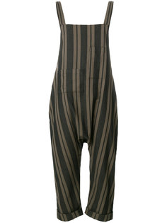 striped cross-back jumpsuit  Aleksandr Manamïs