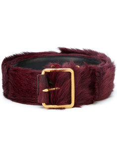 норковый ремень Prada