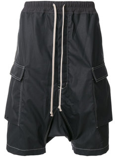 шорты с заниженной проймой Rick Owens DRKSHDW