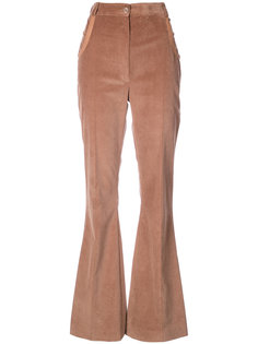 расклешенные брюки с завышенной талией Nina Ricci