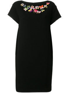 платье с отделкой в виде бабочек  Boutique Moschino