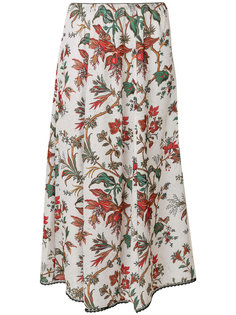 юбка с цветочным принтом McQ Alexander McQueen