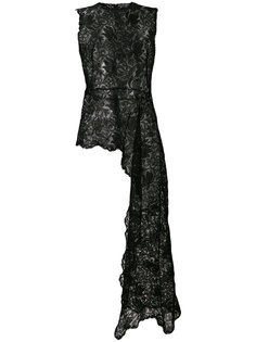 асимметричный топ Lily Pad Alexander McQueen