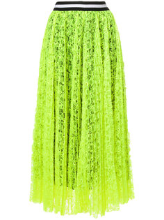 кружевная юбка миди  MSGM