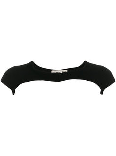 shoulder caps top accessory Helmut Lang