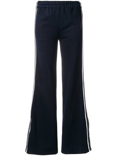 расклешенные брюки с полоской по бокам Victoria Victoria Beckham