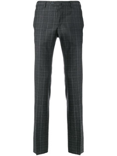 брюки скинни в клетку Pt01