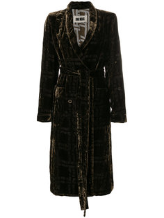 пальто с поясом Uma Wang