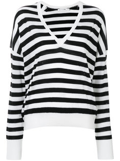 свитер в полоску с V-образным вырезом Rag &amp; Bone