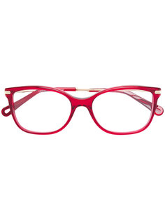 очки в овальной оправе Chloé Eyewear