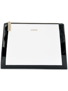 маленький клатч в форме трапеции Lanvin
