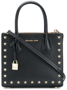 сумка-тоут с заклепками-звездами Mercer Michael Michael Kors