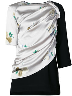 ruched top with front wrap print Loewe