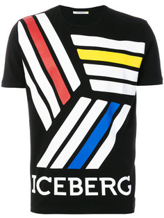 футболка с принтом логотипа Iceberg