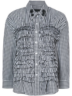 gingham ruffle shirt Simone Rocha