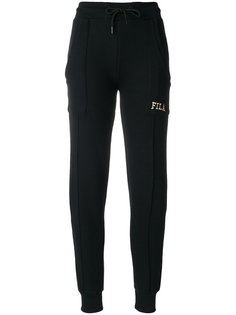 спортивные брюки с вышитым логотипом  Fila