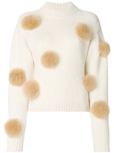 pom pom sweater Tibi