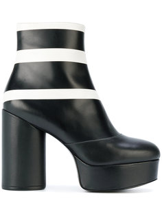 striped Amber platform ankle boots Marc Jacobs